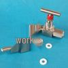 Stainless Steel Pressure Gauge Stop Valve 14x2-M20x1.5 JJM1-160P