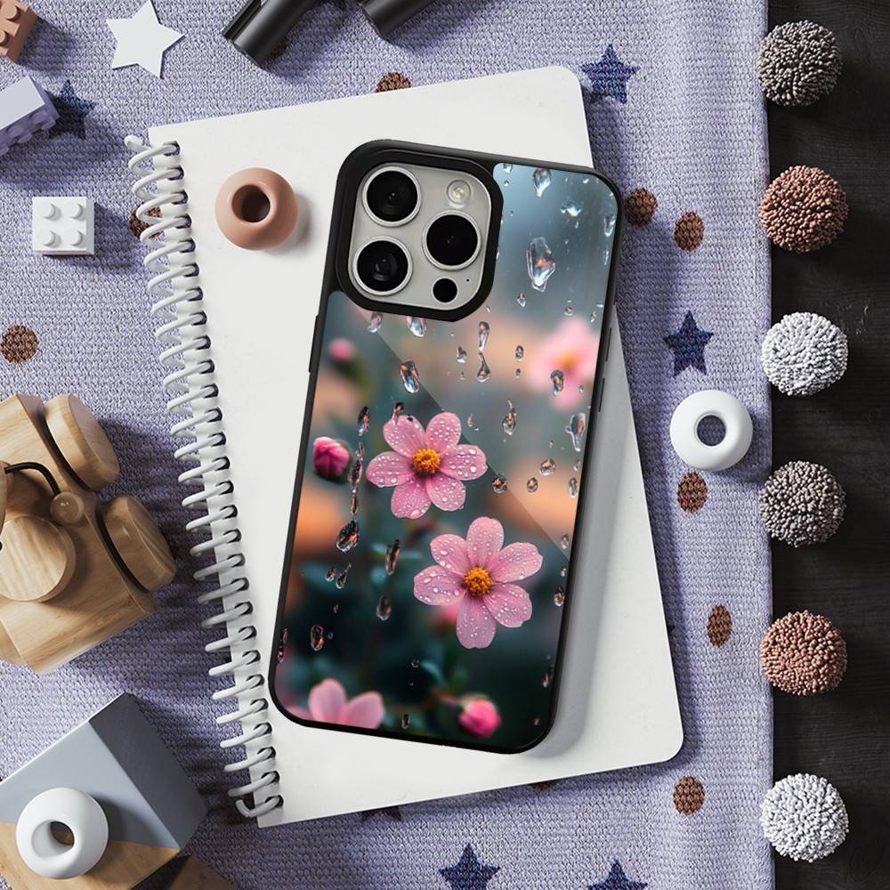 Warmth Art Flowers For iPhone 12,Pro,16,15,Mini,13,17,Max,11,14,Plus,For Magsafe,Magnetic Wireless Charging Case