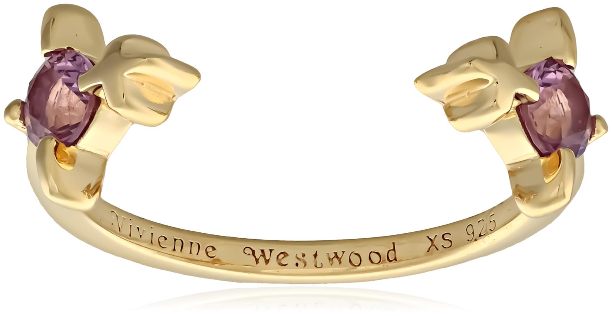 

Кольцо из латуни HORTENSE TWIN 10, размер XS [Vivienne Westwood] прибл.. 6404016K/01R624 [Предмет]