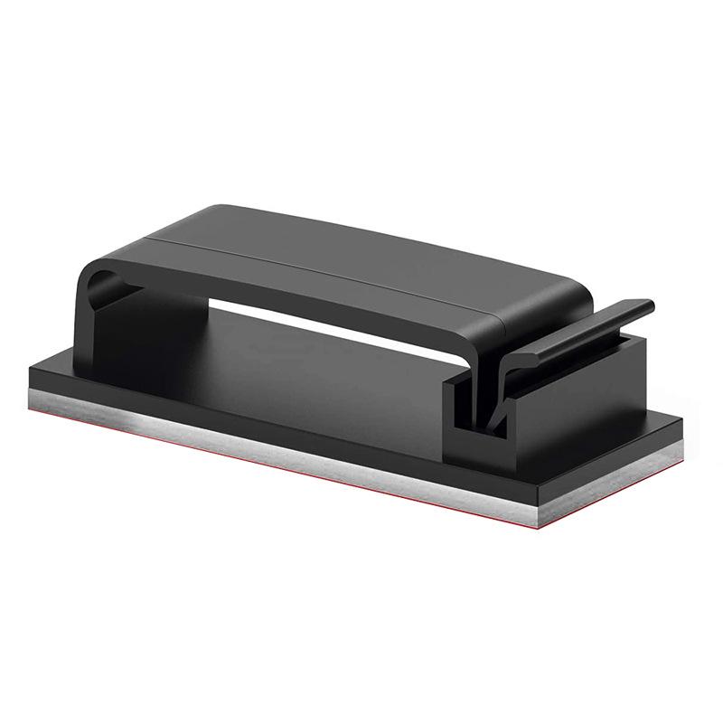 Power Strip Cable Organizer: No-Nail Self-Adhesive Wire Clips & Portable Network Cable Winder