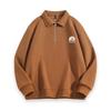 Baleno Men's Heavyweight Waffle Half-Zip Sweatshirt