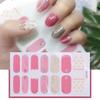 Flower Gradient Nail Sticker Full Wraps Nail Art Stickers Self-Adhesive Nail Art Decal Strips for DIY Nail Art Decor