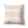 Polyester Pillow Case Automobile Decoration Home Printed Pillow Case Waist Cushion Cover Car Cushion Head Cushion Cover