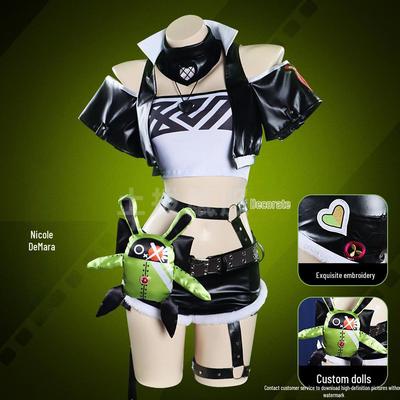 Nicole Demara Absolute Zone Zero Anime Cosplay Costume - Full Set for Women