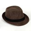 Straw Trilby Sun Hat Mens Ladies Womens Summer Panama Designer Fedora Beach Hat