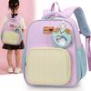 Student Schoolbag Kindergarten Backpack Colorblock Children Cartoon Backpack