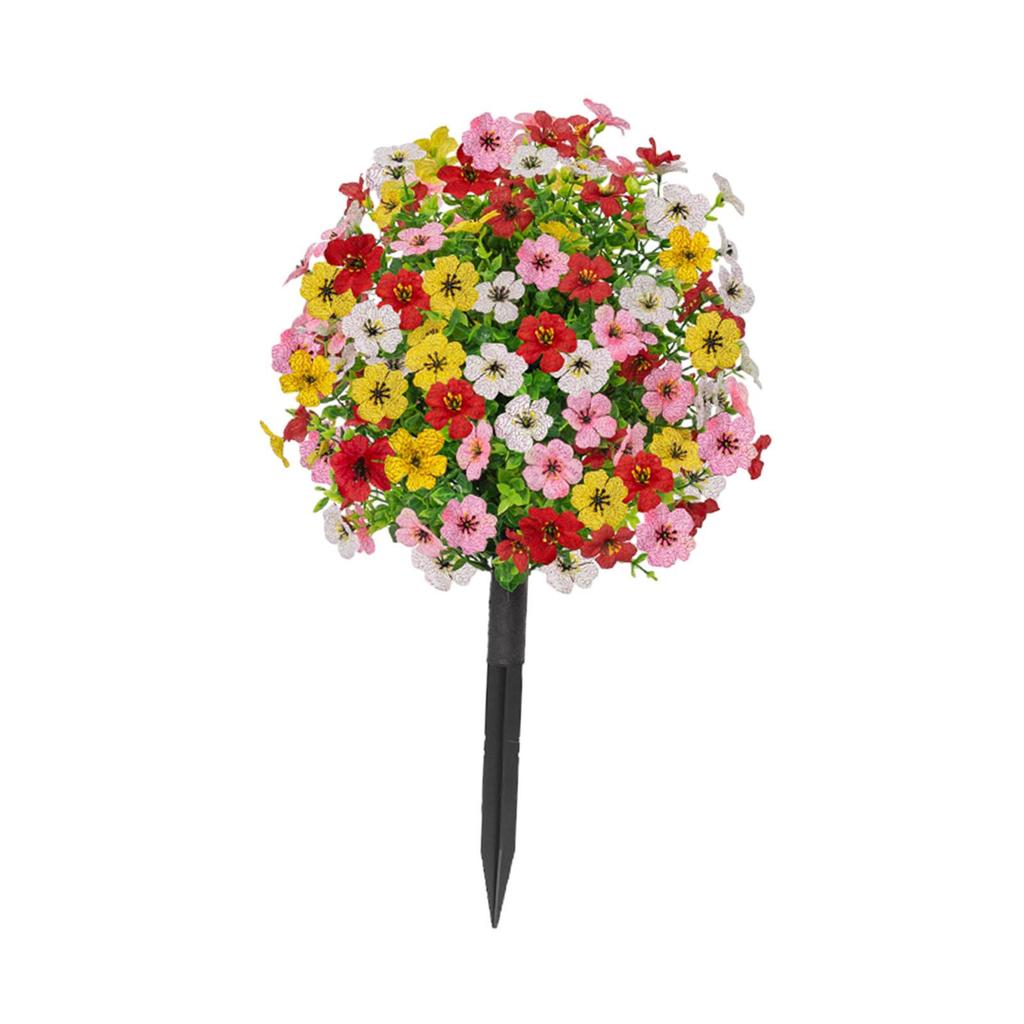 Artificial Flower Garden Stake Decorations for Farmhouse Backyard Flower Bed