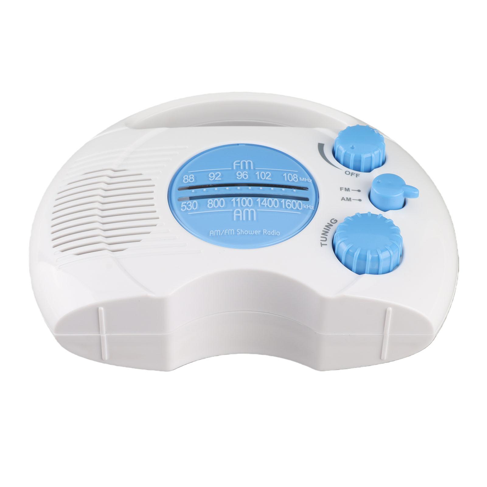 

Waterproof Shower Radio Wireless Portable Radio AmCelsiusFM Wall Hanging Radio for Shower Bath Pool Boat Beach Travel