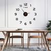 Large Creative Luminous Silent Clock Acrylic Number Decorative Wall Clock DIY Hanging Clock for Bedroom Simple Style