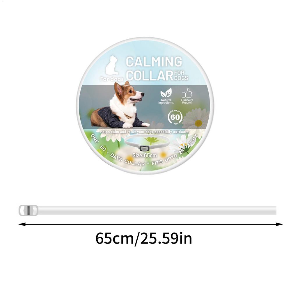 Calming Collar For Dogs Adjustable Pheromone Cat Calming Collar Adjustable Calm Diffuser Lasts 60 Days Pet Supplies For Small
