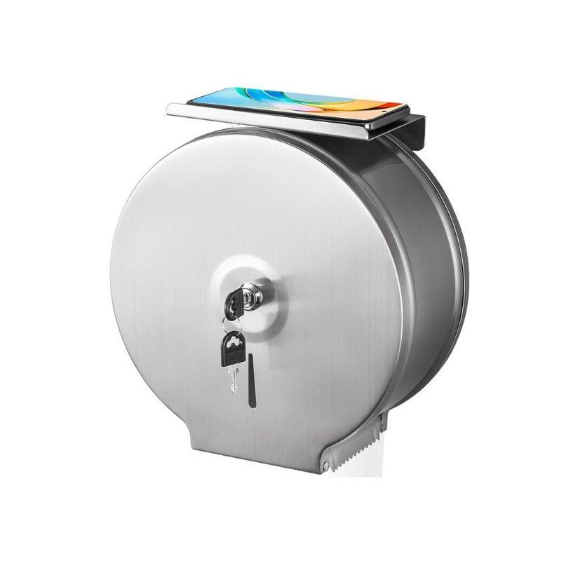 Listed Stainless Steel Bathroom Paper Dispenser Wall Mounted For Restroom