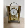 Used Table Clock with Skeleton and Rotating Ornaments
