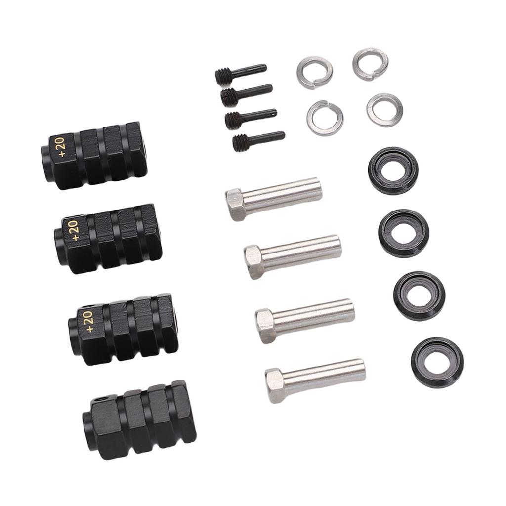 RC Brass Extended Combiner 1 10 Scale Internal Lock Nut Design RC Wheel Hubs Extension Adaptor Combiner