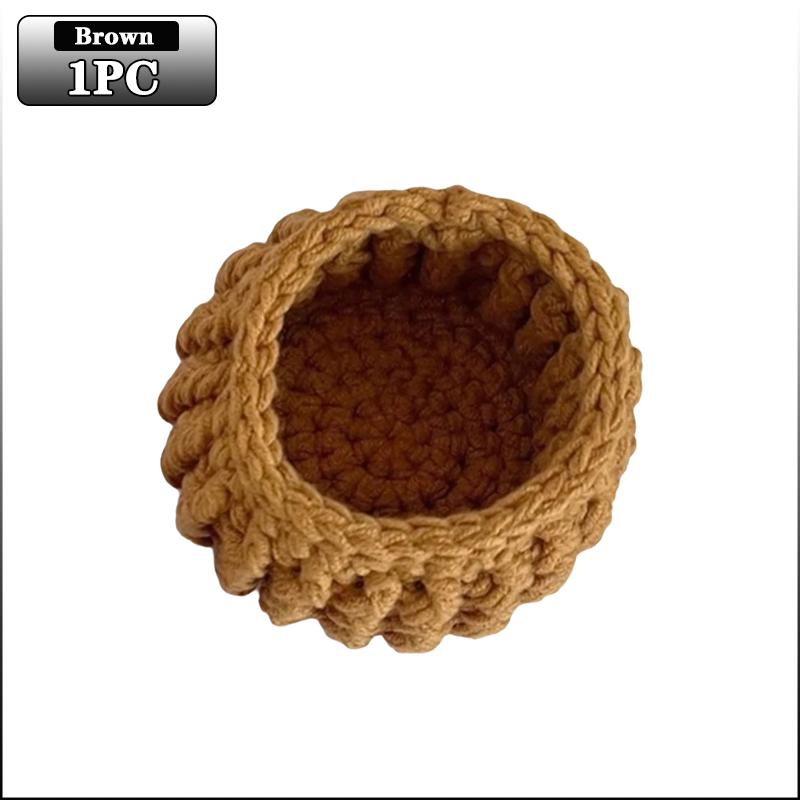 

Hand Crochet Rose Flower Coasters Set Heat Resistant Table Decor Gift for Home Dining Table Decor Supply Reusable Mat