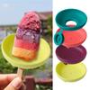 Pack of 4 Food-grade Silicone Ice Cream Holder Stand Drip Proof Children Popsicles Rack Leak-Proof Cone Support