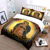 Religious figure with roses. Bedding sets Duvet cover sets Duvet covers Pillowcases(1 * Duvet Cover 2 * Pillowcases without duvet insert)