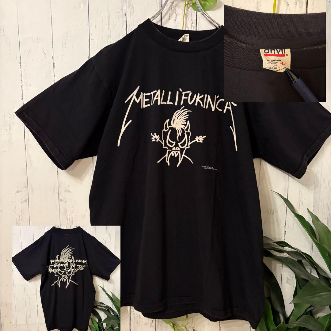 

[USED] Metallica METALLIFUKINC 90s anvil vintage band T-shirt
