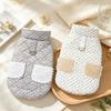 Cute Print Dog Down Jacket Soft Plush Dog Clothes Luxury Puppy Jacket Coat Winter Warm Cat Vest Cozy Pet Overcoat Bichon Apparel