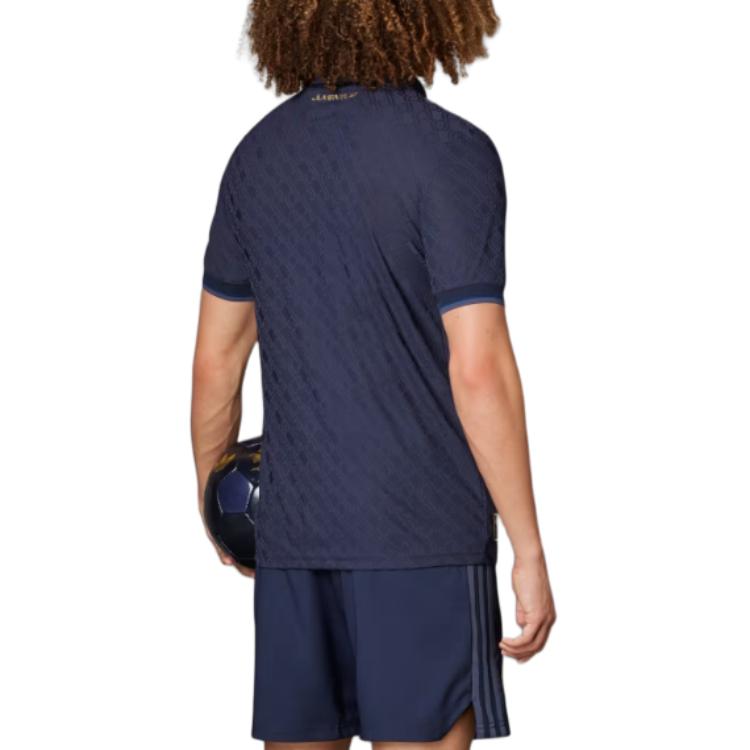 Adidas Originals SS24 Third Authentic Juventus Series Casual Sports Short Sleeve Football Shirt Men Tops Legend-Ink IY5252