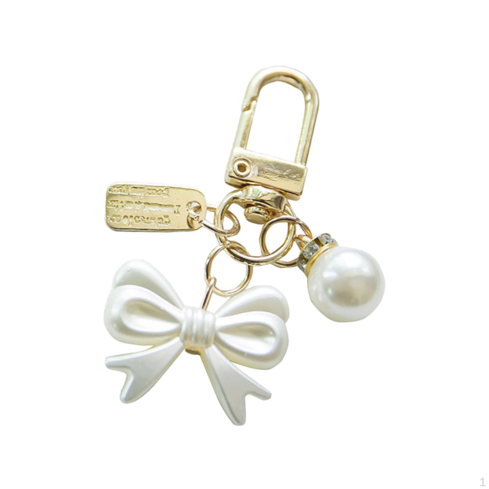 

Искусственный жемчуг брелок сумка подвеска для аксессуаров чехол для наушников Bowknot