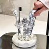 Ceramic Toothbrush & Toothpaste Stand for Vanity