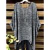 Ladies' Elegant T-shirt Round Neck Short Sleeved Top for All Seasons, Casual To Semi Formal Wear, Loose and Comfortable Fit