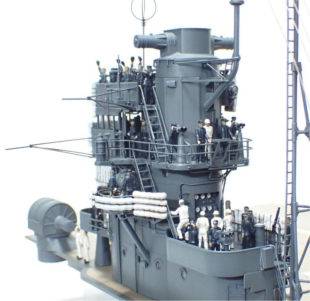Beaver Corporation Scale Japanese Navy Officer and Lookout 3D Printer BELF7218 1/72 Figures, 29-Piece Set, Kit,