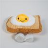 Fried Egg Cute Toast Cartoon Food Plush Toy Doll For Gifts And Room Decoration