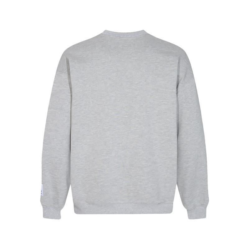 Cross-border European and American trendy brand Gallery Dept shredded letter print printed long-sleeve crew neck sweatshirt for men and women