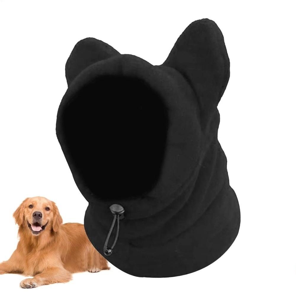 Adjustable Dog Ears Hoodie Caps Soft Dog Headgear Pets Supplies Casual Pet Cap  Cold Weather