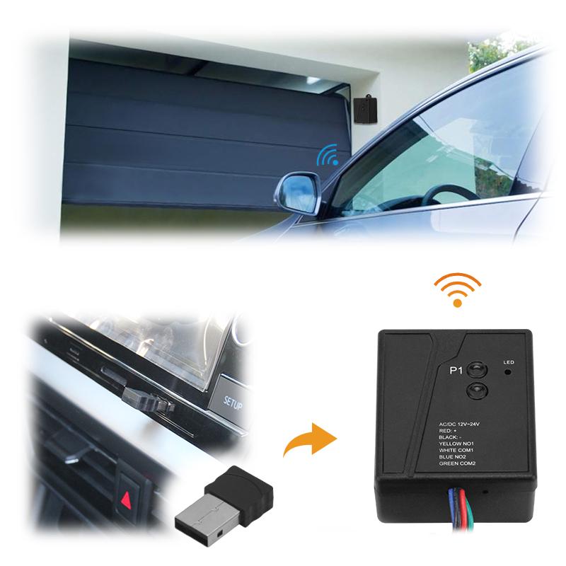 Universeller Bluetooth Elektrischer Türöffner - Automatischer Schwing- & Schiebetürmotor mit USB