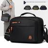 Men Waterproof Oxford Crossbody Bag Large Capacity Sport Messenger Bag Multi Pocket Adjustable
