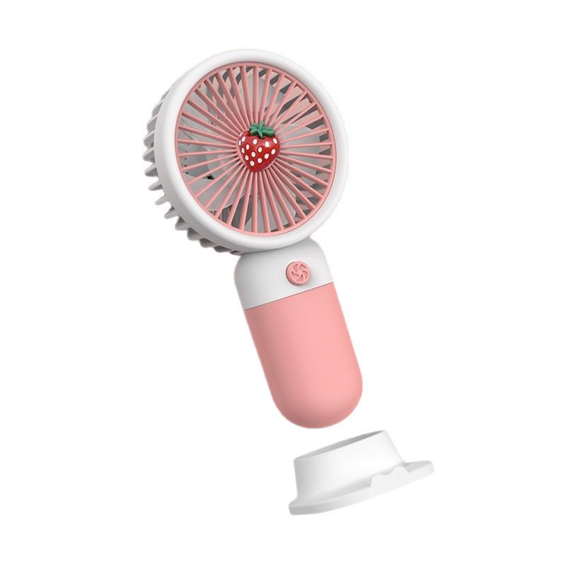 Portable Mini Cartoon Fruit Flower USB Desktop Fan