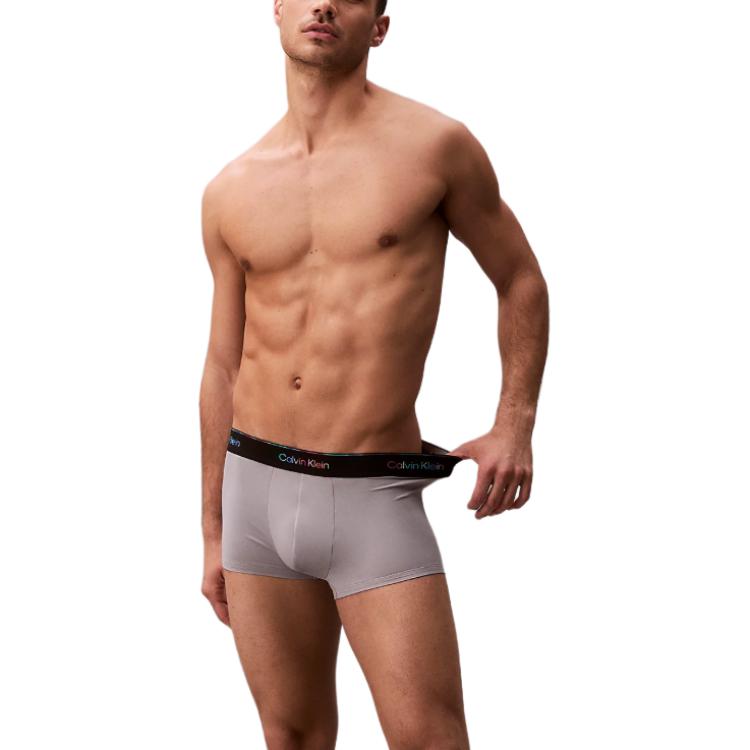 

Calvin Klein Боксеры-брифы с низкой посадкой, влагоотводящее, удобное нижнее белье, мужское нижнее белье LV00NB4235-IB9 M