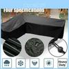 L Shape All Purpose Covers Waterproof Corner Furniture Cover For Corner Sofas And Tables