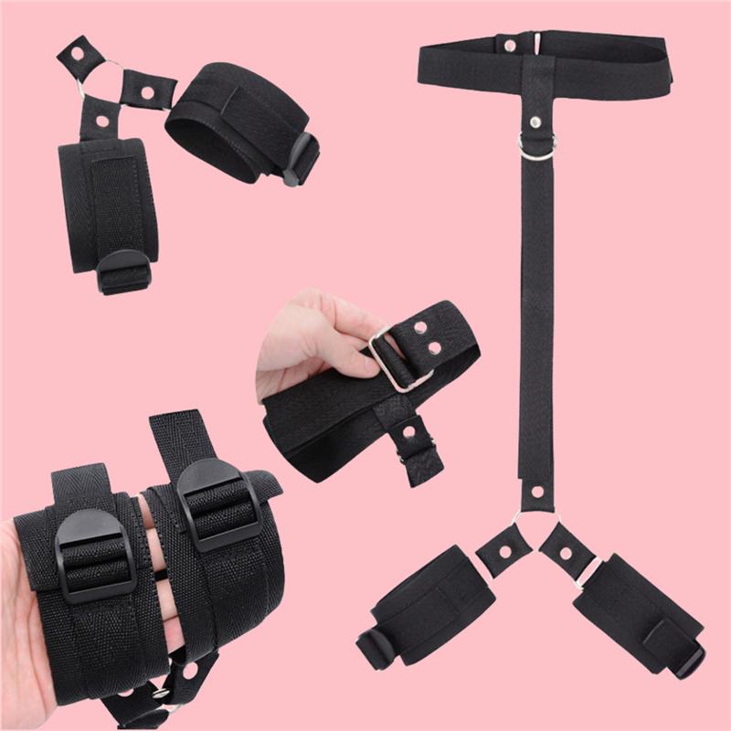 BDSM Bondage Flirting Restraint Neck Handcuffs for Sex Adult Games Sex Toys for Women Couples Slave Training