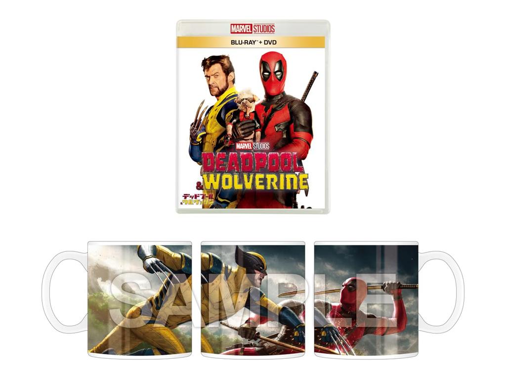 Deadpool Wolverine DVD Set with Original Mug Collection & Blu-ray + [Blu-ray]