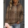Womens Oversized Hooded Sweatshirt With 3D Print Soft Cotton Blend Long Sleeve Pullover Casual Wear