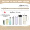 Leeseph Water Bottle Sling Bracket, Silicone Water Bottle Holder with Adjustable Shoulder Strap for Walking, Hiking,Traveling
