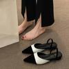 Fashion Female Shoes Low Womens Slippers Outdoor Pointed Toe Luxury Slides 2025 Flat Summer Designer Fashion Retro Scandals Shoes Womens