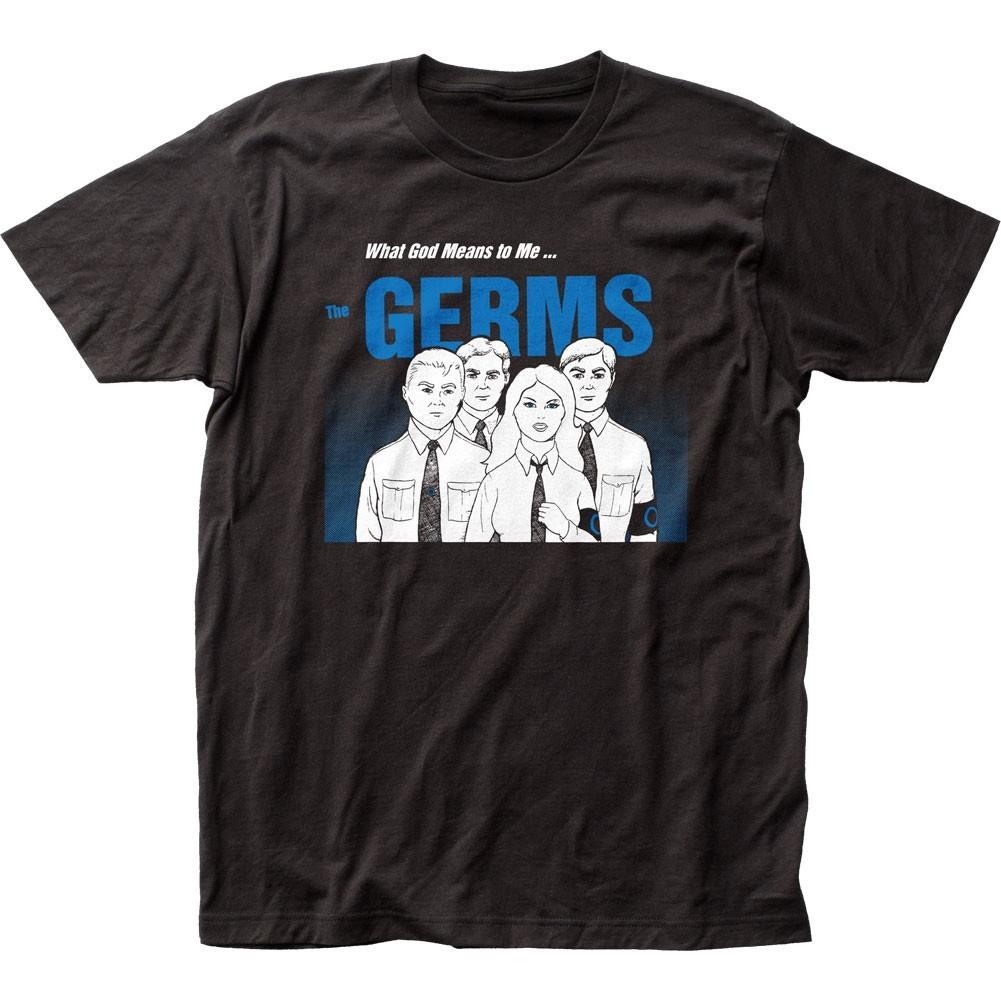 Germs What God Means To Me Mens T Shirt Music Classic Rock Band Tee New Black L