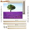 RUOPOTY Painting By Number Lavender Landscape Handpainted Unique Gift Picture Coloring By Numbers Balloon Children's Room Decor