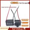 CBB61 Universal 450VAC 6uF Ceiling & Range Hood Fan Start Capacitor