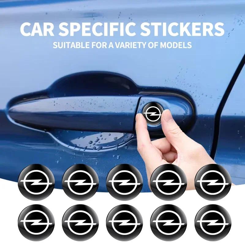 Q1021Car Lock Keyhole Stickers Door Lock Protect Car Stickers for Opel OPC Astra Insignia Mokka Zafira Corsa Vectra C D Antara Car