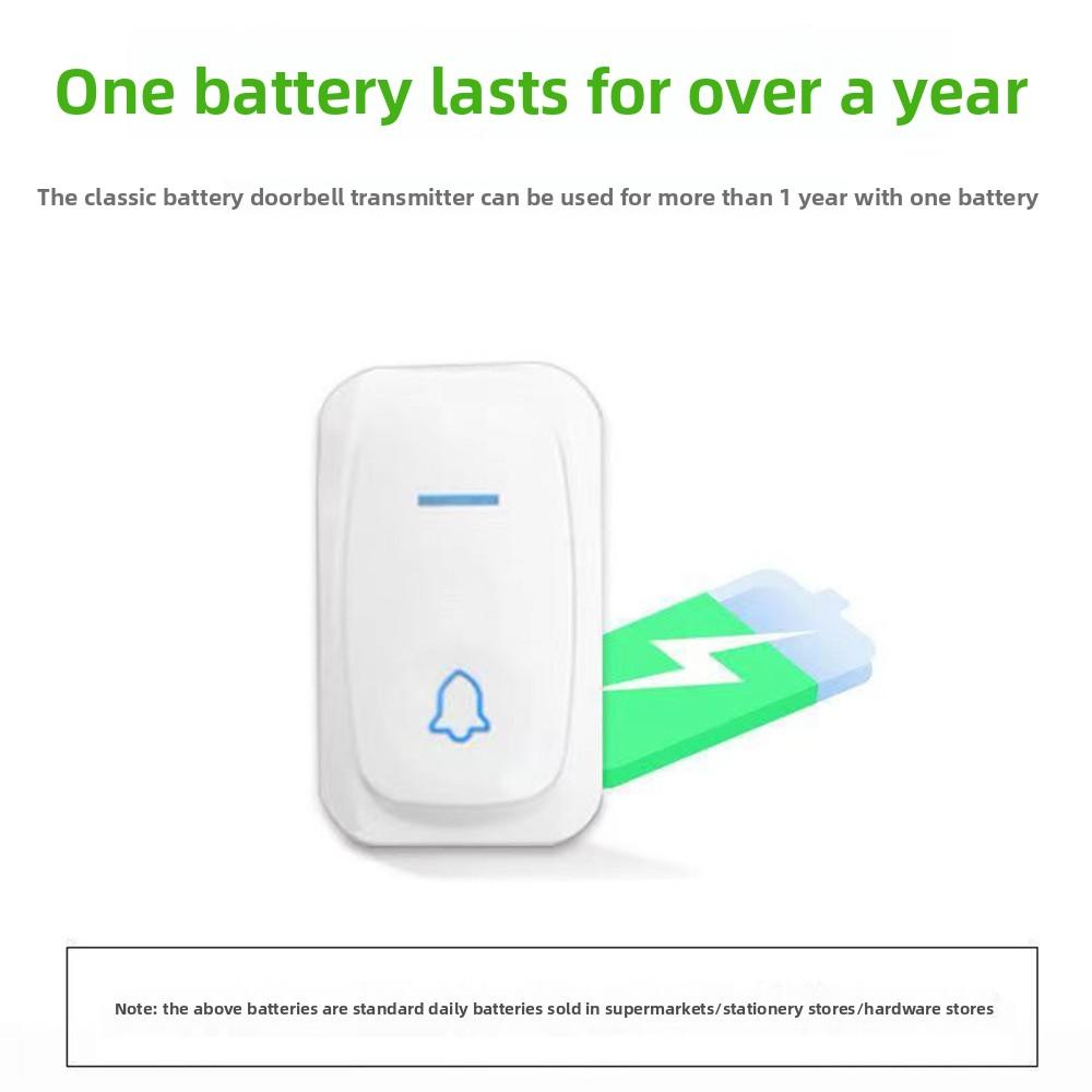 M2 Wireless Doorbell Household Built-in Elderly Beeper Category Pit Position Link