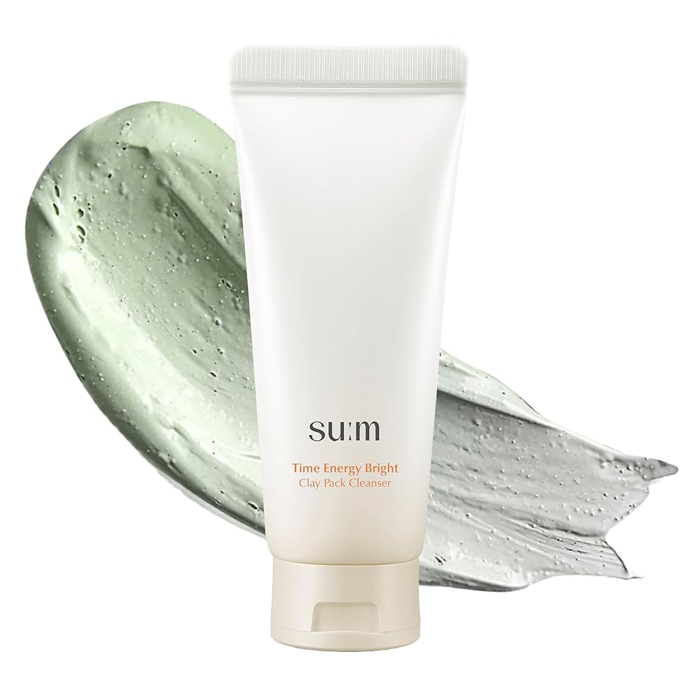 su:m37 Time Energy Bright Clay Pack Cleanser Special Set 3 items+RANDOM GIFT
