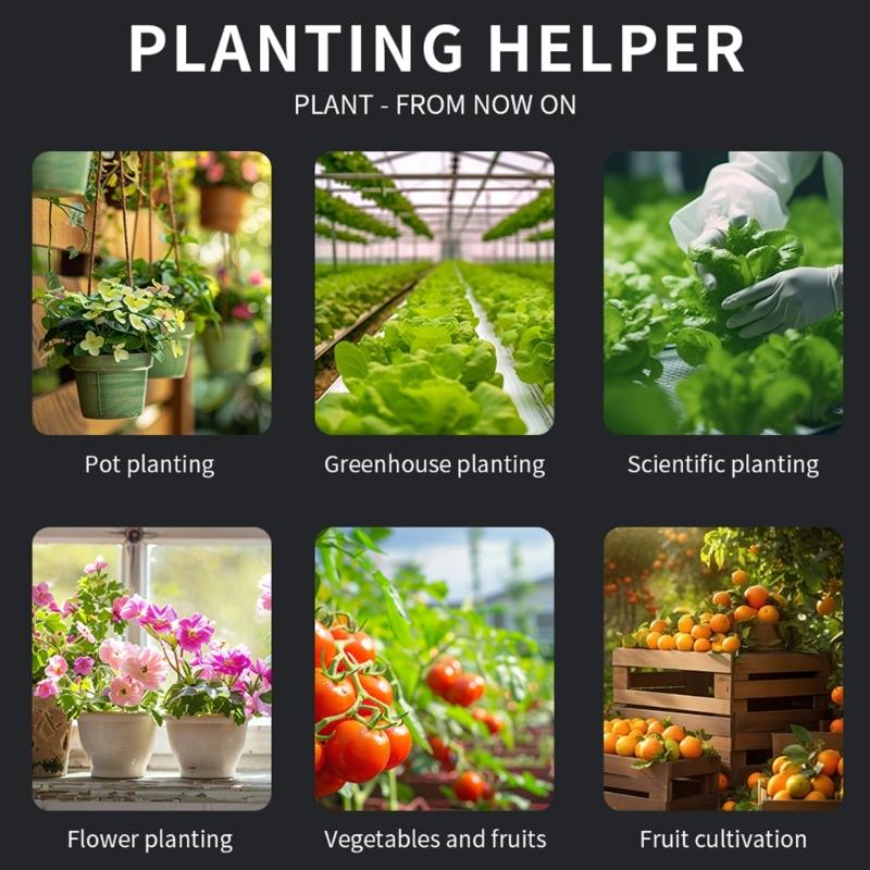 6 In 1 Multiple Parameters Soil Tester for Accurate Measurement of , Temperature, Humidity, Light, and Moisture In Garden Setting