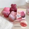 Gege Bear Heart-shaped Luminous Lip Glaze: Mirror-like Plump Lips, Long-lasting, Non-staining, Non-fading, White Tint.