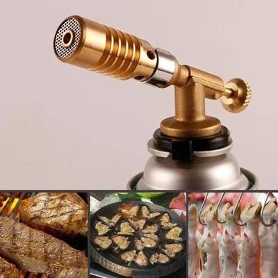 1 Stück Gas Turbo Brenner Flammpistole Flamme Kupfer Feuerzeug BBQ Hochtemperatur Löten Messing Lötlampe Propan Butan Schweißbrenner
