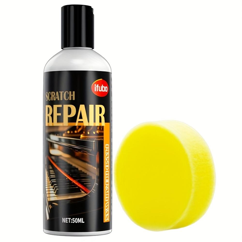 Grand Piano Scratch Repair Cream - Smooth Finish Restoration Paste for Musical Instruments and Car Paint, Effectively Removes Sc